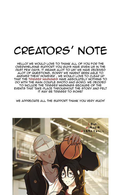 You can also go manga directory to read other manga, manhwa, manhua or check latest manga updates for new releases LOVE MURDER BASKETBALL released in MangaJinx fastest, recommend your friends to read LOVE MURDER BASKETBALL Chapter 17 now. . Where to read love murder basketball